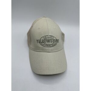 Yellowstone National Park Hat Cap Bear Patch Strap Back Cotton Dad Casual Travel